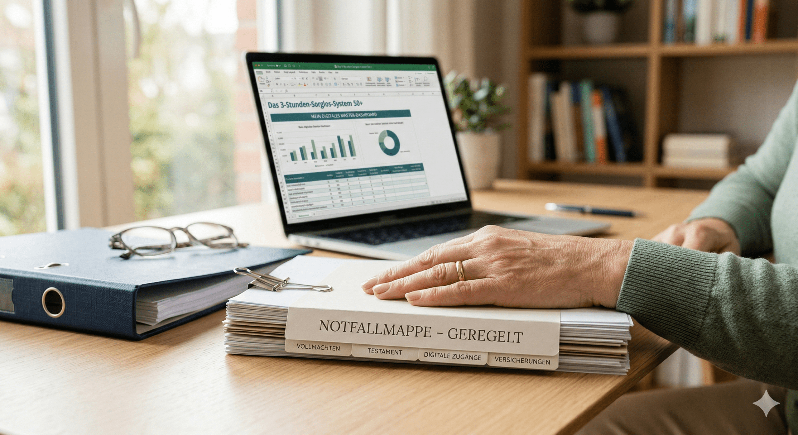 Das 3-Stunden-Sorglos-System 50+: Das komplette Notfall-Kit für Ordnung & Sicherheit