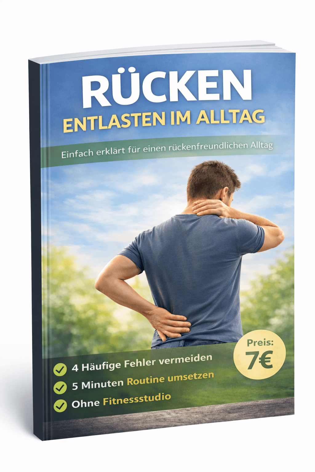 Dein Rücken wird jeden Tag schwächer